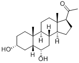 CAS#: 570-78-5， 5-beta-Pregnan-3-alpha, 6-alpha-Diol-20-One