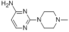 structure of CAS# 57005-71-7, 2-(4-Methyl-1-Piperazinyl)-4-Pyrimidinamine;2-(4-METHYL-1-PIPERAZINYL)-4-PYRIMIDINAMINE