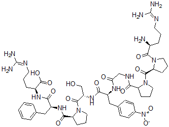 CAS#: 57164-28-0， 4-Nitro-Phe(5)-Bradykinin