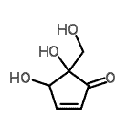 CAS#: 57236-37-0， 4,5-Dihydroxy-5-(Hydroxymethyl)-2-Cyclopenten-1-One