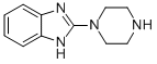 structure of CAS# 57260-68-1, 2-(1-Piperazino)-Benzimidazole;2-PIPERAZIN-1-YL-1H-BENZOIMIDAZOLE;2-(1-PIPERAZINO)-BENZIMIDAZOLE