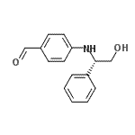 CAS#: 572923-25-2， 4-{[(1S)-2-Hydroxy-1-Phenylethyl]Amino}Benzaldehyde