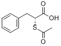 structure of CAS# 57359-76-9, (R)-2-Acetylthio-Benzenepropanoic Acid
