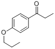 structure of CAS# 5736-87-8, 1-(4-Propoxyphenyl)Propan-1-One;Ak-968/15361844;1-Propanone, 1-(4-Propoxyphenyl)- (9Ci);Ivk/9125478