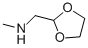 structure of CAS# 57366-77-5, 2-Methylaminomethyl-1,3-Dioxolane;1-(1,3-Dioxolan-2-Yl)-N-Methyl-Methanamine;1,3-Dioxolan-2-Ylmethyl-Methyl-Amine;279749_Aldrich