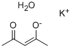 structure of CAS# 57402-46-7, Potassium Acetylacetonate Hemihydrate;ACETYLACETONE POTASSIUM DERIVATIVE HEMIHYDRATE;POTASSIUM ACETYLACETONATE HEMIHYDRATE, 9 7%;Potassium2,4-Pentanedionatehemihydrate,97%