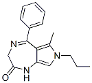 CAS#: 57435-93-5， 3,7-Dihydro-6-Methyl-5-Phenyl-7-Propylpyrrolo[3,4-e]-1,4-Diazepin-2(1H)-One