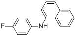 structure of CAS# 575-26-8, (4-Fluoro-Phenyl)-Naphthalen-1-Yl-Amine