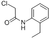 structure of CAS# 57503-02-3, 2-Chloro-N-(2-Ethyl-Phenyl)-Acetamide;2-Chloro-N-(2-Ethylphenyl)Ethanamide;Sbb004528;Zinc01613839