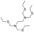 CAS#: 5752-43-2， N,N,N',N'-Tetra(Ethylthiomethyl)Ethylenediamine
