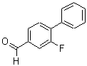 structure of CAS# 57592-43-5, 2-Fluorobiphenyl-4-Carboxaldehyde
