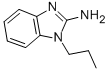 structure of CAS# 57667-50-2, 1-Propyl-1H-Benzoimidazol-2-Ylamine;1-Propyl-2-Benzimidazolamine;(1-Propylbenzimidazol-2-Yl)Amine;1H-Benzimidazol-2-Amine, 1-Propyl-