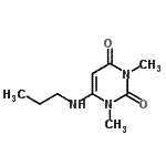 CAS#: 5770-45-6， 1,3-Dimethyl-6-(Propylamino)-2,4(1H,3H)-Pyrimidinedione