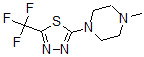 CAS#: 57709-34-9， 1-Methyl-4-(5-Trifluoromethyl-[1,3,4]Thiodiazol-2-Yl)Piperazine