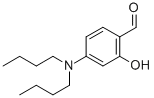 结构式 CAS# 57771-09-2, 4-(二丁基氨基)水杨醛
