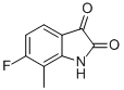 structure of CAS# 57817-03-5, 6-Fluoro-7-Methyl Isatin;1H-Indole-2,3-Dione, 6-Fluoro-7-Methyl-