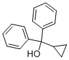 structure of CAS# 5785-66-0, Cyclopropyl Diphenyl Carbinol;.Alpha.-Cyclopropyl-.Alpha.-Phenylbenzyl Alcohol;Benzenemethanol, .Alpha.-Cyclopropyl-.Alpha.-Phenyl-;Benzyl Alcohol, .Alpha.-Cyclopropyl-.Alpha.-Phenyl-