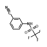 CAS#: 57946-16-4， N-(3-Cyanophenyl)-1,1,1-Trifluoromethanesulfonamide
