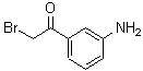 structure of CAS# 57946-55-1, 1-(3-Aminophenyl)-2-Bromoethanone;1-(3-Aminophenyl)-2-bromoethanone