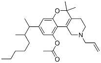 CAS#: 58019-92-4， 1,2,3,4-Tetrahydro-5,5-Dimethyl-8-(1,2-Dimethylheptyl)-10-Acetyloxy-2-(2-Propenyl)-5H-[1]Benzopyrano[4,3-c]Pyridine