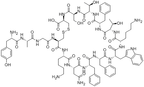 CAS#: 58100-03-1， Tyr-Ala-Gly-Cys-Lys-Asn-Phe-Phe-Trp-Lys-Thr-Phe-Thr-Ser-Cys
