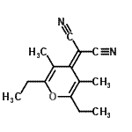 CAS#: 582297-82-3， (2,6-Diethyl-3,5-Dimethyl-4H-Pyran-4-Ylidene)Malononitrile