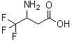 结构式 CAS# 584-20-3, 3-氨基-4,4,4-三氟丁酸