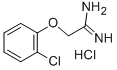 structure of CAS# 58403-03-5, 2-(2-Chlorophenoxy)Ethanimidamide Hydrochloride;2-(2-Chlorophenoxy)Acetamidine Hydrochloride;2-(2-Chlorophenoxy)Acetamide Hydrochloride;2-(2-Chlorophenoxy)Ethanimidamide Monohydrochloride