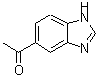 structure of CAS# 58442-16-3, 1-(1H-Benzimidazol-5-Yl)Ethanone;1-(1H-1,3-Benzodiazol-5-yl)ethan-1-one;1-(1H-benzo[d]imidazol-5-yl)ethanone;1-(1H-Benzoimidazol-5-yl)ethanone