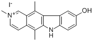 CAS#: 58447-24-8， 9-Hydroxy-2,5,11-Trimethyl-6H-Pyrido[4,3-b]Carbazolium Iodide