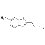 structure of CAS# 58460-07-4, 2-Propyl-1,3-Benzothiazol-6-Amine;2-Piperidin-4-yl-oxazole-4-carboxylic acid ethyl ester;2-propyl-1,3-benzothiazol-6-amine;2-Propyl-benzothiazol-6-ylamine