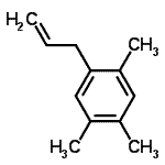structure of CAS# 58474-27-4, 1-Allyl-2,4,5-Trimethyl-Benzene;3-(2,4,5-Trimethylphenyl)-1-propene