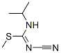 CAS#: 5848-27-1， N-(Isopropylamino)(Methylthio)Methylene-Cyanamide