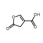 CAS 登录号：585-68-2， 5-氧代-4,5-二氢-3-呋喃羧酸