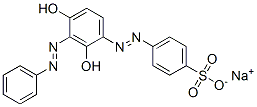 CAS#: 5850-13-5， Sodium 4-[[2,4-Dihydroxy-3-(Phenylazo)Phenyl]Azo]Benzenesulphonate