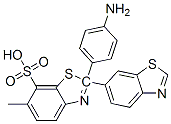 CAS#: 5855-97-0， 2-(4-Aminophenyl)-6-Methyl[2,6'-Bibenzothiazole]-7-Sulphonic Acid