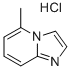 结构式 CAS# 5857-49-8, 5-甲基咪唑并[1,2-a]吡啶盐酸盐