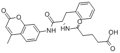 structure of CAS# 58632-47-6, 5-[[1-[(4-Methyl-2-oxo-chromen-7-yl)amino]-1-oxo-3-phenyl-propan-2-yl]amino]-5-oxo-pentanoic acid;5-[[2-[(4-Methyl-2-Oxo-Chromen-7-Yl)Amino]-2-Oxo-1-(Phenylmethyl)Ethyl]Amino]-5-Oxo-Pentanoic Acid;5-[[2-[(4-Methyl-2-Oxo-7-Chromenyl)Amino]-2-Oxo-1-(Phenylmethyl)Ethyl]Amino]-5-Oxopentanoic Acid;5-[[1-(Benzyl)-2-Keto-2-[(2-Keto-4-Methyl-Chromen-7-Yl)Amino]Ethyl]Amino]-5-Keto-Valeric Acid