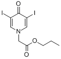 CAS#: 587-61-1， Propyl 3,5-diiodo-4-pyridone-N-acetate