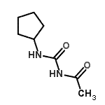 CAS#: 58713-32-9， N-(Cyclopentylcarbamoyl)Acetamide