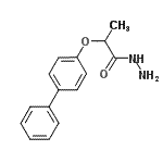 结构式 CAS# 587852-93-5, 2-(4-联苯基氧基)丙酰肼