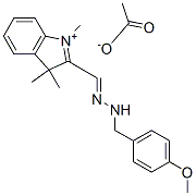 CAS#: 58798-47-3， 2-[[(4-Methoxyphenyl)Methylhydrazono]Methyl]-1,3,3-Trimethyl-3H-Indolium Acetate