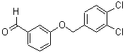 结构式 CAS# 588715-60-0, 3-[(3,4-二氯苄基)氧基]苯甲醛