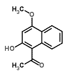 CAS#: 5891-63-4， 1-(2-Hydroxy-4-Methoxy-1-Naphthyl)Ethanone