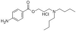 CAS#: 5892-15-9， 3-(Dibutylamino)Propyl 4-Aminobenzoate Monohydrochloride