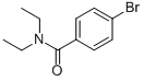 structure of CAS# 5892-99-9, 4-Bromo-N,N-Diethylbenzamide;Benzamide, 4-Bromo-N,N-Diethyl-;4-BROMO-N,N-DIETHYLBENZAMIDE;N,N-Diethyl 4-Bromobenzamide