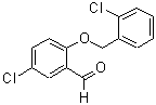 structure of CAS# 590359-98-1, 5-Chloro-2-[(2-Chlorobenzyl)Oxy]Benzaldehyde;5-Chloro-2-[(2-chlorobenzyl)oxy]benzaldehyde;5-chloro-2-[(2-chlorophenyl)methoxy]benzaldehyde;MFCD03422427