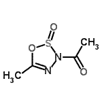 CAS#: 59105-37-2， 1-(5-Methyl-2-Oxido-3H-1,2,3,4-Oxathiadiazol-3-Yl)Ethanone