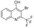 structure of CAS# 59108-47-3, 3-Bromo-4-Hydroxy-2-(Trifluoromethyl)Quinoline;3-BROMO-4-HYDROXY-2-(TRIFLUOROMETHYL)QUINOLINE;3-Bromo-2-(Trifluoromethyl)Quinolin-4-Ol
