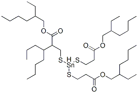 CAS#: 59157-52-7， 2-Ethylhexyl 12-Ethyl-5-[[3-[(2-Ethylhexyl)Oxy]-3-Oxopropyl]Thio]-5-Octyl-9-Oxo-10-Oxa-4,6-Dithia-5-Stannahexadecanoate